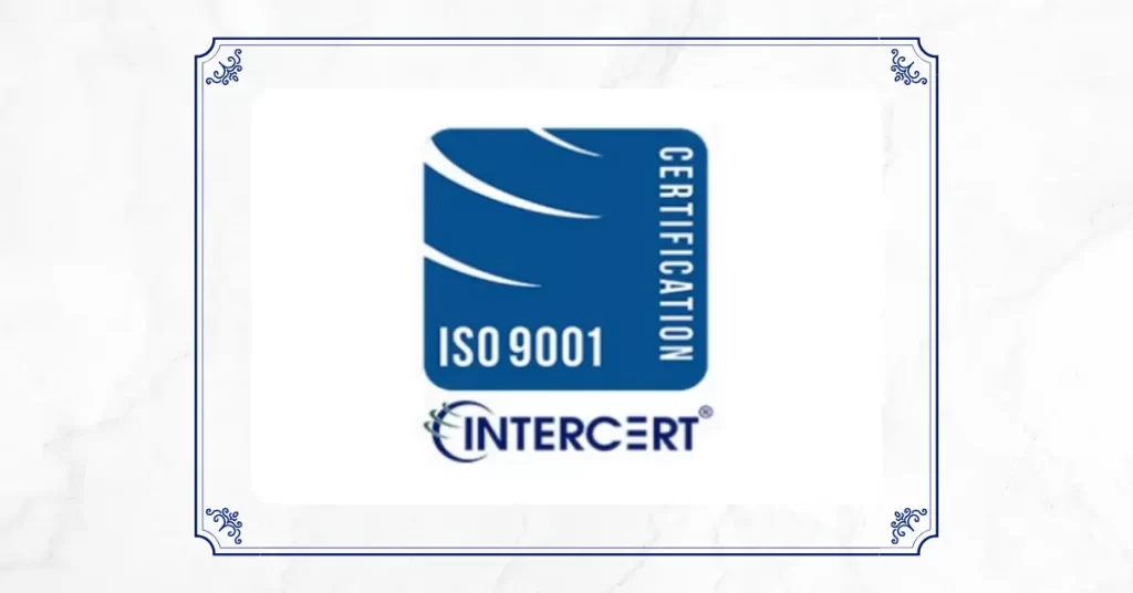 iso 9001 certificate